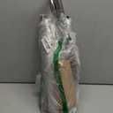 Nickel Wrap Around Curtain Rods:Blackout Heavy Duty Adjustable Window Curtain Rod for Bedroom Kitchen,Modern Decorative Curved French Metal Single Drapery Rod Easy Install,Satin Nickel 28-48"