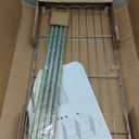 IZEUK 2 Tier Adjustable Metal Storage Shelving Unit, Heavy Duty Wire Rack Organizer for Kitchen, Living Room or Office, 220 lbs Capacity, 27.6 W x 11.8 D x 23.4 H, Chrome