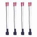 Losato72-5600 Speaker Adapter, Suitable for The Front and Rear Door Speaker Adapter Harnesses and Adapter connectors of Ford, Lincoln, Mazda, Chevrolet, General Motors and Other Automobiles. 4 Pack