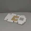 LTWQLing 50pcs White Cookie Boxes,4x4x2.5 Inches Bakery Boxes with Window,with Stickers, for Mini Cake Treat Dessert Pastry Donuts Macaroon Strawberries Chocolate Candy