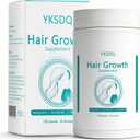Hair Growth Biotin 10000mcg Supplement with Vitamins A C D E & Calcium - 30-in-1 Formula for Hair & Nails Support, for Women & Men, 30 Servings (1)