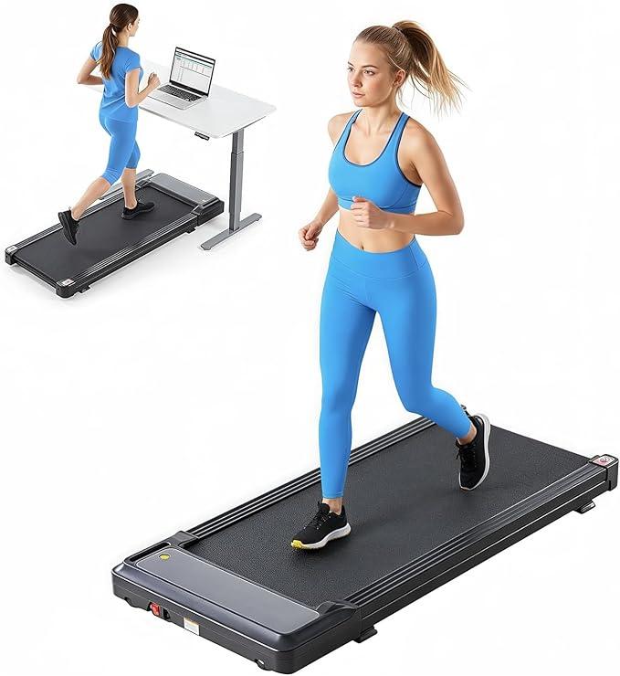 Walking Pad Under Desk Treadmill,3 in 1 Portable Under Desk Treadmills for Home Small Space, Quiet Compact Folding Treadmill with Remote Control, 320 LBS Capacity