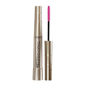 L'Oreal Paris Makeup Telescopic Original Lengthening, Lash Separating Mascara with Dual Precision Brush, Washable, Blackest Black, 0.27 Fl Oz., 1 Count