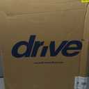 Drive Medical Rollator Walker with Seat - Stable Mobility Support - Height Adjustable - Durable Steel Frame Construction - Smooth 7.5" Wheels - Foldable Frame - 350 Lb Limit - Red