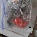 Decofy 70" Tall Storage Cabinets, Large Wood Storage Pantry Cabinet with 6 Adjustable Shelves, Drawer & 2 Striped Doors, Standing Utility Cabinet for Kitchen, Dining Room, Bathroom (White)