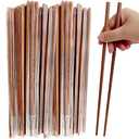 UEJYWUY 20 Pairs 12 Inch Long Wooden Chopstick, Chinese Style Cooking Hotpot Chopsticks Natural Wooden Frying Chopstick for Noodles, Hot Pot, Frying, Cooking