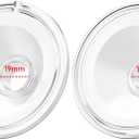 2pcs Silicone Flange 19mm Compatible with Momcozy S12 Pro/ S9 Pro/ S12 Breast Pump, TSRETE S12/ Kmaier S12 Wearable Breast Pumps, Shield 19mm Flange Parts