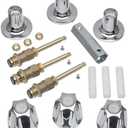 Danco 39619 Remodel/Rebuild Trim Kit for Price Pfister Verve Faucets | Knob Handle | 12H-2H, 12H-2C, 12H-18D |, Pack of 1, Chrome