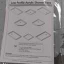 Dreamline DLT-1132420 Slimline Single Threshold Shower Base 32' x 42' x 2 3/4' in White - Center Drain