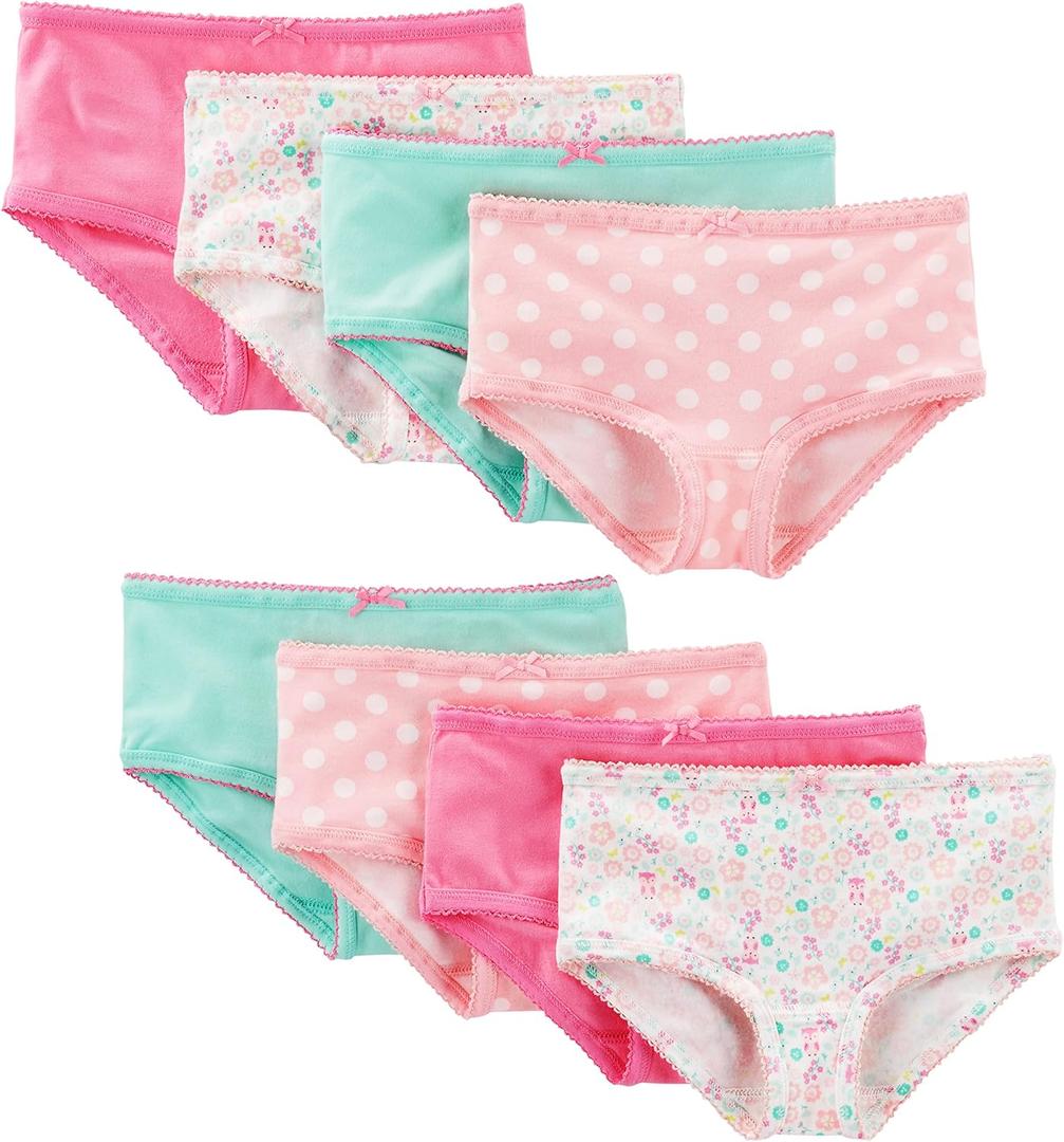 Simple Joys by Carter's Girls' 8-pack Underwear, Size 8