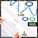 Teling 24 Pcs 2026 Graduation Candy Lei Tubing Making Kit Include Lei Bags 59 x 4.8 Poly Tubing Gift Ribbon Present for Graduation Party Favor Wrapping DIY Hawaii Tropical Summer