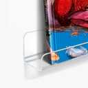 upsimples 18 Pack Vinyl Record Wall Mount Shelves, 12" Vinyl Holder for Album Record Storage & Display, Clear Acrylic Floating Shelves for Wall Decor, Kids Bookshelf, Magazine Rack, Picture Ledge