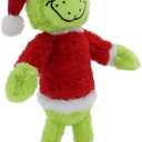 RELIGES 9 inches Green Christmas Monster Plush Toy  Soft Christmas Stuffed Animal Doll for Boys and Girls, Perfect for Christmas Decorations and Gifts (Sneaky Green)