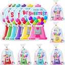 7 x Gumball Valentines Cards - 36 Packs Gumball Machine DIY Valentine's Day Cards Exchange for Kids School, Boys, Girls, Toddlers, Party Favors - 3.2''x 4.7'' 6 Card Designs (Candy Not Included)