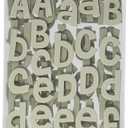 me & my BIG ideas 128 PCS Alpha Chips Designer Chipboard Letter Stickers