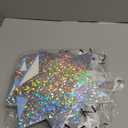 Sweetude 12 Pcs Star Shaped Party Favor Bags with Handle Mini Iridescent Paper Gift Goodie Bags for Holiday Wedding Birthday Party Supplies (Chic Style)