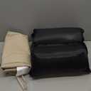 Favoyard Outdoor Seat Cushion Set 24 x 24 Inch Water-Resistant & Fade-Resistant Patio Furniture Cushions with Removable Cover Deep Seat & Back Cushion with Tie Straps for Chair Sofa (Beige)