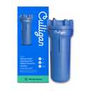 Culligan HF-150A Whole House Water Filter Housing - 3/4" Inlet/Outlet, Standard Duty, Sediment Water Filtration System, UV-Resistant Opaque Design, Pressure Relief Valve, NSF Certified