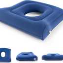Inflatable Donut Cushion Seat,Height Adjustable Hemmoroid Pillow,Portable BBL Life Cushion:Pressure Relief for Hemorrhoid Treatment,Tailbone Pain,Bed Sore,After Surgery (Blue)