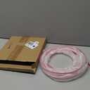 Nuanchu 2 Pcs Clear Vinyl Angled L-Type Seal Strip with Pre-Applied Self Adhesive Backing Bathroom Threshold Water Strip Shower Door Seal Strip for Gap Less Than 11/16-73 Long Frameless Shower Door