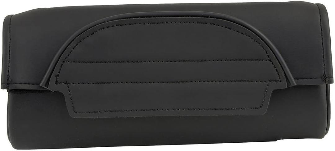 Milwaukee Leather SH621 Black PVC Motorcycle Tool Bag with Self FastenerClosure - One Size