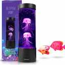 Jellyfish Lamp 16 Colors, 4 Modes LED Sensory Aquarium Night Light