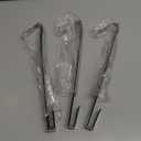 Linone 12 in Shower Door Hooks, Towel Hooks for Bathrooms, Shower Hooks for Towels, Heavy Duty Drilling-Free Extended Over Door Towel Hooks for Frameless Glass Shower Door, 3 Pack