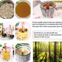 100 pcs Wooden Candle Wicks for Candle Making 0.75 * 5.1 inch Crackling Wood Wicks/Smokeless Candle Wick with Metal Base Clip 50 Sets