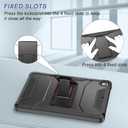 Soke Case for iPad 6th/5th Generation 9.7 Inch 2018/2017,with Built-in Screen Protector and Kickstand, Rugged Full-Body Heavy Duty Protective Cover for Apple iPad Air 2 /Pro 9.7 - Black