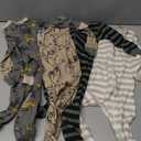 Gerber baby-boys Baby-boys 4-pack Footed Pajamas (12 Months, Bears & Trucks Grey)