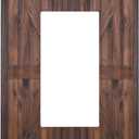 Outlet Covers Rustic Brown Barn Door Retro Wood Plank 1 Gang Wall Plate Single Rocker Light Switch Cover Country Decorative GFCI Receptacle Cover Electrical Switchplate for Home Decor