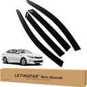 Window Visors Rain Guards for Kia Optima 2016 2017 2018 2019 2020 Accessories, Wind Deflectors Vent Shades for Kia Optima (Excludes Hybrid Models)