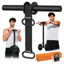 Forearm Strengthener and Wrist Roller, 43.3 inch Or 51.2 inch Ultra Strong Nylon Webbing, Forearm Exerciser with Quick Locking Mechanism, Ideal for Hand, Wrist and Forearm Strength Training