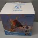 Bird Feeder with Camera, Solar-Powered, Color Night Vision, 2.4GHz WiFi, AI Smart Bird House with Cam, 2K Live View, Instant Notifications, Choice for Christmas/Parents (blue)