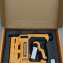 18 Gauge Brad Nail Gun for Dewalt 20V MAX Battery(NO Battery), 2 in 1 Cordless Brad Nailer, Adjustable Depth, LED Light, Electric Nail Gun for Wood, Trim Work, DIY (Dark Yellow)