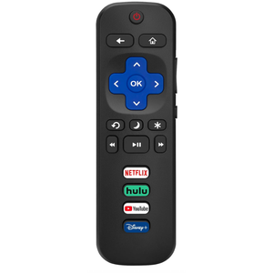 Replacement Remote Control Only for Roku TV, Compatible for TCL Roku/Hisense Roku/Onn Roku/Sharp Roku/Element Roku/Westinghouse Roku/Philips Roku Smart TVs (Not for Roku Stick and Box)
