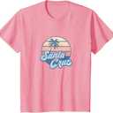 Santa Cruz California CA T Shirt Vintage 70s Surfer Tee T-Shirt XS