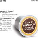 Keurig 3-Month Brewer Maintenance Kit, 7 Count & Travel Mug Fits K-Cup Pod Coffee Maker, 1 Count (Pack of 1), Stainless Steel