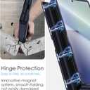 STORMTAL for Samsung Galaxy Z Fold 7 Case with Hinge Protection, [Built-in Screen Protector] [Adjustable Kickstand] Shockproof Slim Fit All-inclusive Protective Phone Cover for Galaxy Z Fold 7 2025 (Blue)