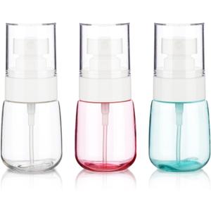 3pack Small Spray Bottle, 1oz Mini Spray Bottles, Empty Travel Spray Bottle, Fine Mist Plastic Spray Bottles (Clear+Green+Pink) 3pack Small Spray Bottle, 1oz Mini Spray Bottles, Empty Travel Spray Bottle, Fine Mist Plastic Spray Bottles (Clear+Green+Pink)