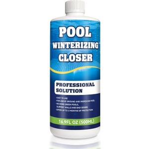 Pool Closing Kit, Pool Winterizing Kit for Above Ground and In-Ground Swimming Pools, Complete Winter Protection, Easy-to-Use, Keep Your Pool Crystal Clear, Treats Up to 15,000 Gallons (16.9 oz.)