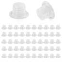 2 x Universal Faucet Leak Proof Sealing Gasket in Silicone Material,Water Pipe Silicone Rubber Hose Gasket Washers, Outdoor Faucet Repair Kit 50Pcs-White