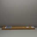 LazBlinds No Tools No Drill 1" Vinyl Mini Blinds, Cordless Blinds for Windows, Light Filtering Horizontal Window Blinds & Shades, 33" W x 64" H, White