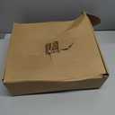 Tscoyuki Knee High Boots for Women Kitten Low Heel Square Toe Tall Boots Side Zipper Vegan Leather Heeled Long Fall Boots for Office Dating Party Work Trendy (Brown)