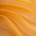 Sheer Curtains for Windows, Window Treatments Semi Crinkle Curtains, Rod Pocket Sheer Privacy Curtains 63 inch Length 2 Panels Set for Living Room Bedroom Kitchen Babyroom Set of 2, 52"x 63", Yellow