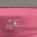 Avidlove Bodysuits for Women Long Sleeve Lace V Neck Body Suits Double Lined One Piece Leotard Shirt Going Out Tops (X-Large, Pink)