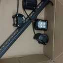 LIGBT 21 Inch LED Light Bar 126W, 4x 18W Spot LED Pods, Off Road Lights, Fog Lights for 4x4 Truck ATV UTV Tractor Trailer Boat