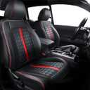 Carlimeki Leather Seat Covers Custom Fit for Tacoma Gen 3rd (2016-2023)