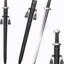 Sharp Blade Medieval Long Sword, Manganese Steel Blade Real Metal Sword
