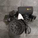 slopehill Professional Ionic Hair Dryer, Powerful 1800W Fast Drying Low Noise Blow Dryer with 2 Concentrator Nozzle 1 Diffuser Attachments for Home Salon Travel (Black)